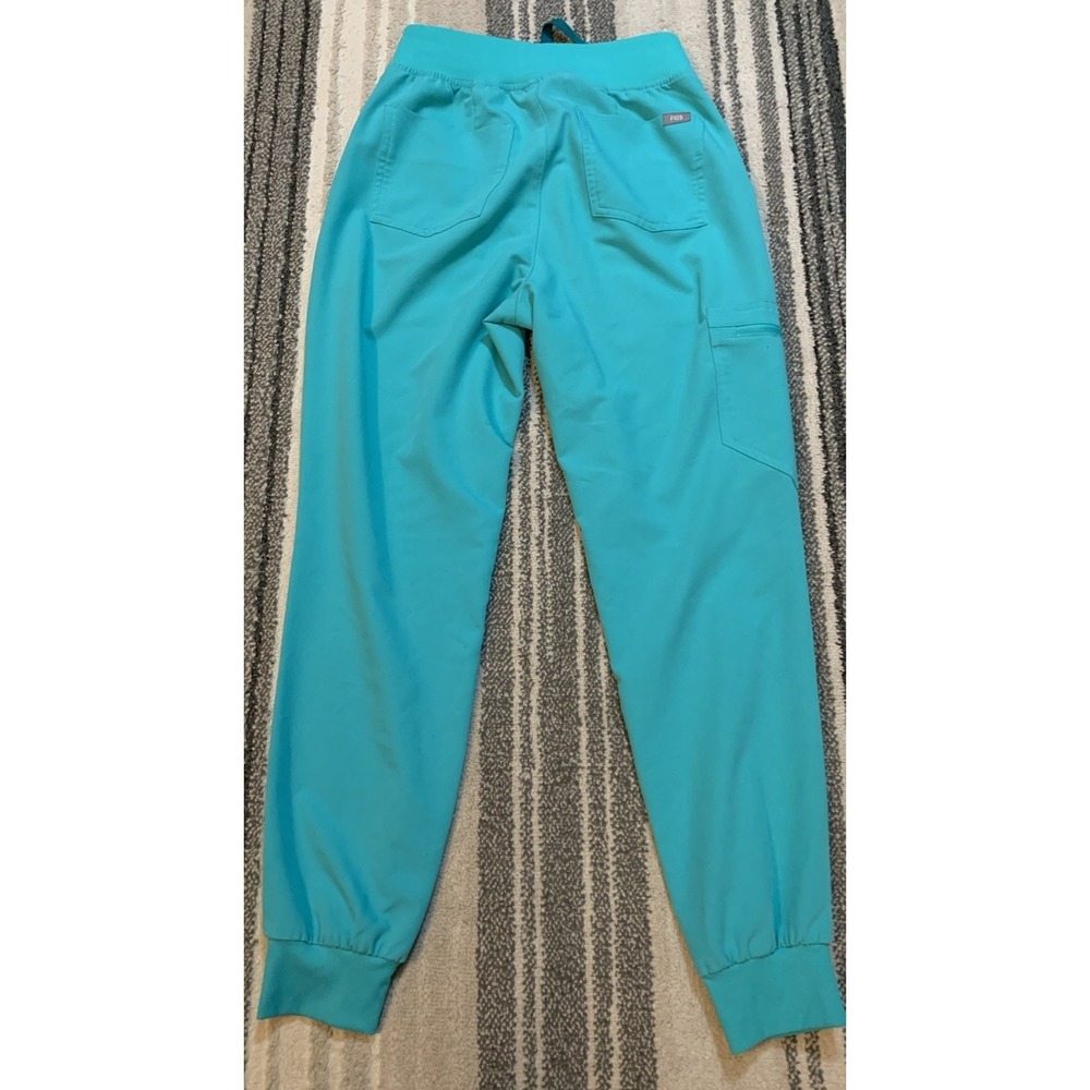 FIGS Jogger Scrub Pants Womens S Teal Technical Collection Medical Zamora - Picture 9 of 9